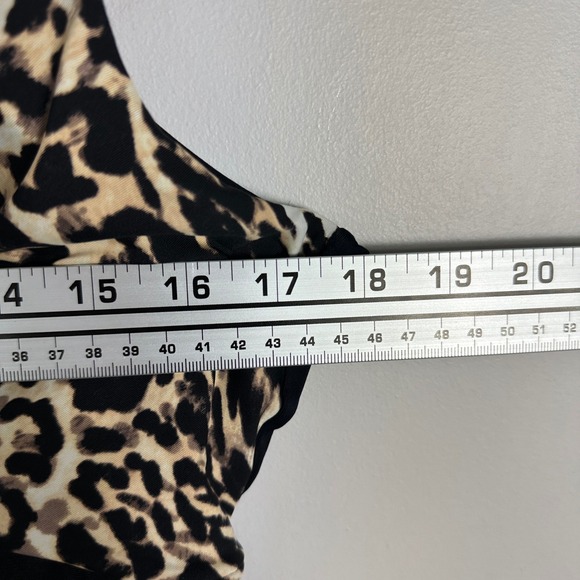 Miraclesuit One Piece Leopard Print Swimsuit Womens Sz 18 Bathing Suit Mesh Boho - Picture 13 of 16